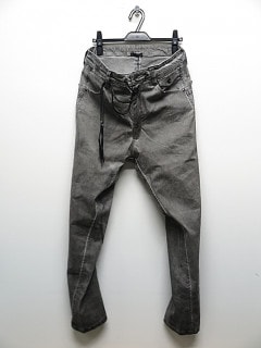 KMRii・ケムリ/Drop Crotch Pants/Charcoal