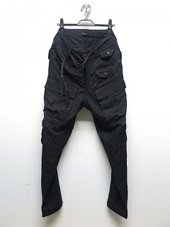 KMRii・ケムリ/Multipul Cargo Pants 02/BLK