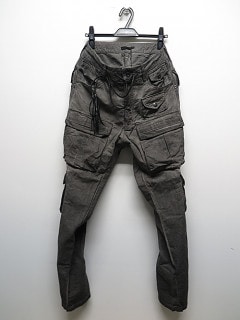 KMRii・ケムリ/Multipul Cargo Pants 02/Charcoal