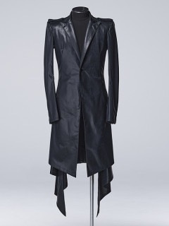 THE ONENESS・ザワンネス/Recycled PEs Wet Print Flare Jacket/Black