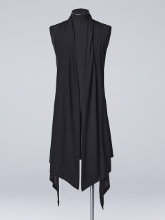 THE ONENESS・ザワンネス/Viscose x Organig Cotton Jersey TERRON/Black