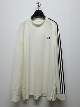 Y-3���磻���꡼/3S LS TEE OWHITE/BLACK.