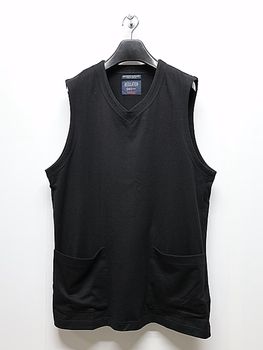 Yohji Yamamoto���襦����ޥ��/40S COTTON SMOOTH RE VEST/BLK.