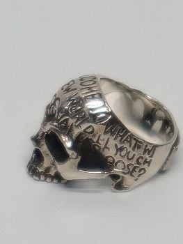 �㴰���THE ONENESS�������ͥ�/Silver925 THEONENESS Philosophy Skull Ring/Silver