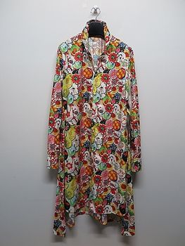 �㴰���THE ONENESS�ʥ����ͥ���/Recycled PE Taffeta EDEN Stand Collar Flare Shirt/EDEN