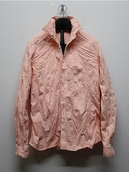 SALE50%OFF/wjk�����֥른��������/twist wrinkle shirt/l.pink.