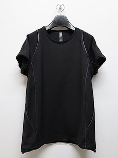 wjk�����֥른��������/piping cut&sewn/black.