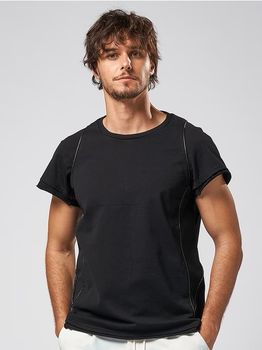 wjk�����֥른��������/piping cut&sewn/black.