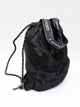 SALE30%OFF/Ground Y�����饦��ɥ磻/2WAY MESH BAG PACK/BLK.