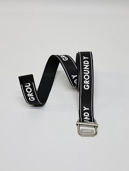 Ground Y�����饦��ɥ磻/LOGO TAPE BELT/BLK.
