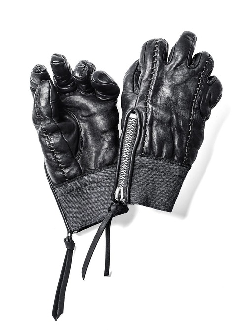 D.HYGEN ( ディーハイゲン) ホースレザーネイルジップグローブ