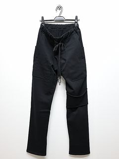 nude:masahiko maruyama ̡:ޥҥޥ/Inlay Stich Heavy Jersey SWEAT PANTS/Black.