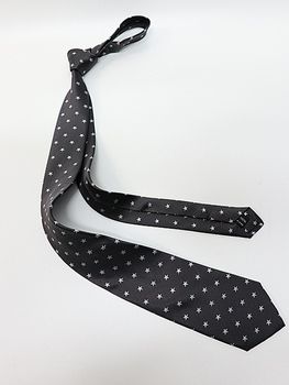 Yohji Yamamoto���襦����ޥ��/STAR PATTERN JQ DERBY TIE D/GREY.