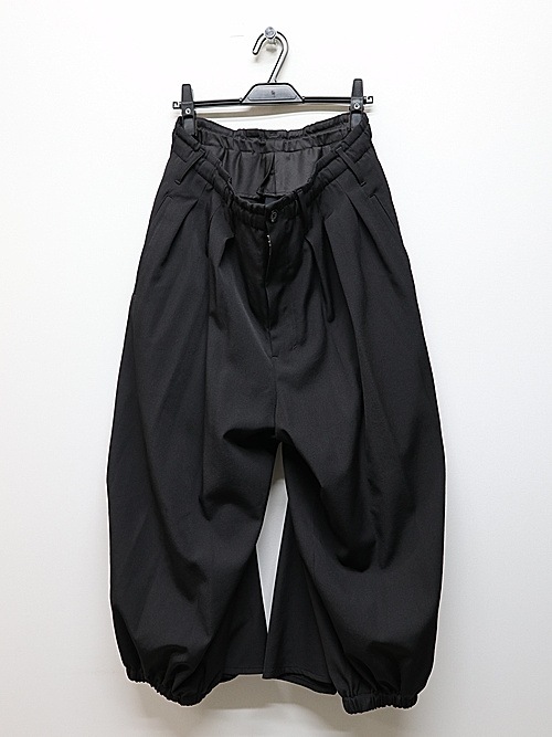 GroundY ウールポリギャバジン カラスパンツ Yohji Yamamoto Ground Y
