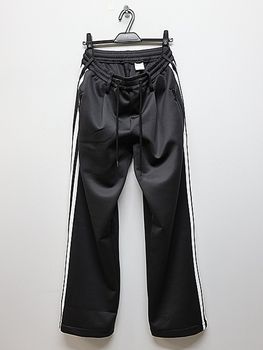 �㴰���THE ONENESS�������ͥ�/Eco Jersey Wide Slacks Jersey/Black&White