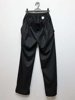 �㴰���THE ONENESS�������ͥ�/RePE/WoolGabardine WideSlacks/Black
