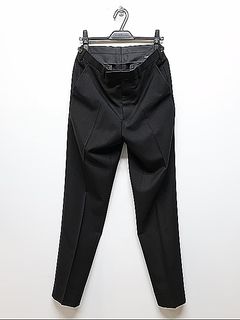 LAD MUSICIAN����å� �ߥ塼�������/WOOL GABARDINE SLIM SLACKS/NANO BLACK