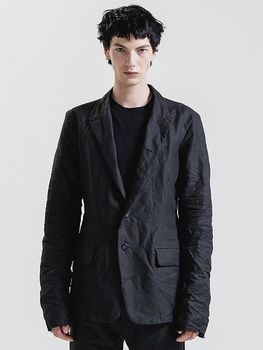 �㴰���nude:masahiko maruyama ���̡���:�ޥ��ҥ��ޥ���/Paper Yarn/Linen Weather Cloth JACKET/Black