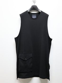 Yohji Yamamoto���襦����ޥ��/40/2ŷ�� RE BIG�٥���/BLACK.