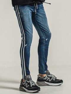 RESOUND CLOTHINGꥵɥ/EX denim jersey BLIND LINE PT/DIND.