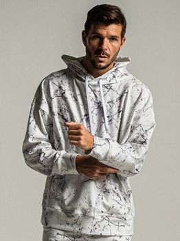 SALE40%OFF/RESOUND CLOTHING���ꥵ����ɥ���������/PAINT loose hoodie/GREY.