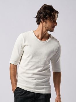 wjk�����֥른��������/ONI-KANOKO half sleeve cut&sewn/white