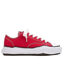 Maison MIHARA YASUHIRO��PETERSON low��original sole canvas low cut sneaker/RED