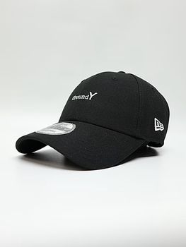 Ground Y�����饦��ɥ磻/NEWERA COTTON 940VS GY LOGO BLK WHT/BLACK.