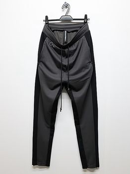 SALE40%OFF/RIPVANWINKLE����åץ����󥦥��󥯥�/Viscose nylon stretch TRACK LINE JERSEY PANTS/C.GRAY.