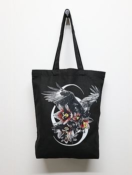 �㴰���THE ONENESS�������ͥ�/ǽ��Ⱦ���Ͽ����������ƥ��� Organic Cotton Canvas Tote Bag/Black
