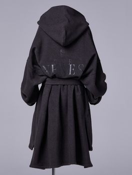 �㴰���THE ONENESS�������ͥ�/Recycle Fleece HAORI/ChacoalGrey