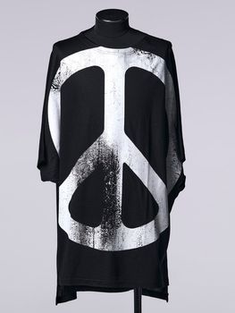 �㴰���THE ONENESS�������ͥ�/Eco Rayon & Organic Cotton Jersey Dolman Boat-Nack/Black
