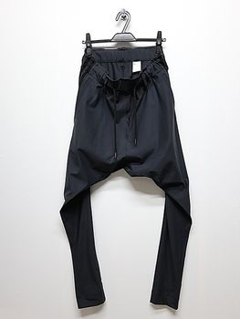 �㴰���THE ONENESS�������ͥ�/Recycle PE Jersey LIne Sarouel Pants/Black