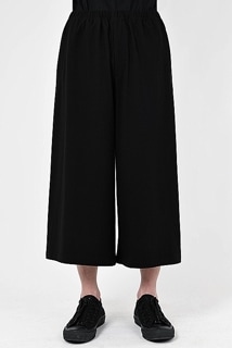 LAD MUSICIANå ߥ塼/40/50 T-CLOTH CROPPED PANTS/BLACK