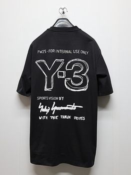 SALE40%OFF/Y-3���磻���꡼/M MERCH SS TEE/BLACK.