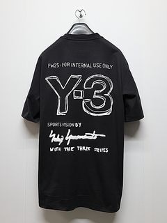 Y-3磻꡼/M MERCH SS TEE/BLACK