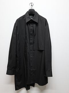 Y-3磻꡼/COTTON SHIRT/BLACK