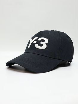 Y-3���磻���꡼/Y-3 LOGO CAP/BLACK/TALC.