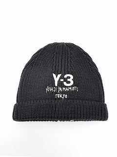 Y-3磻꡼/Y-3 KNIT BEANIE/BLACK