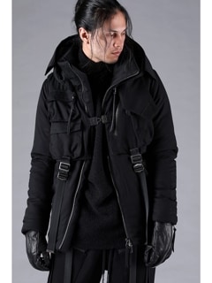(ͽʡ910ͽ/D.HYGENǥϥ/졼ĥ٥ȡաɥåɥ󥸥㥱å/BLACK