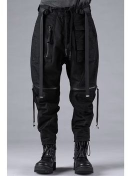 D.HYGEN���ǥ����ϥ�����/���ȥ�å��ǥ˥�֥å���ݥ��åȥ����åץɥѥ��/BLACK.