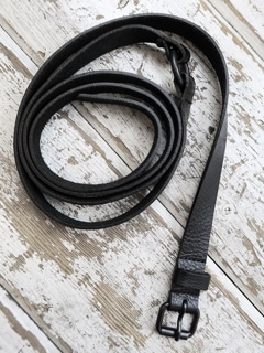 (ͽ)79ͽ/nude:masahiko maruyama ̡:ޥҥޥ/Cow Skin Leather BELT/Black