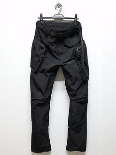 nude:masahiko maruyama ̡:ޥҥޥ/Movekeeoer Fabric SLIM CARGO PANTS/Black