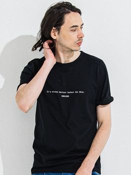 RESOUND CLOTHING���ꥵ����ɥ���������/GIZA DAWN ROLL UP TEE/BLACK.