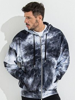 SALE50%OFF/RESOUND CLOTHING���ꥵ����ɥ���������/RUSH OVER ZIPUP HOODIE/marble BLACK.