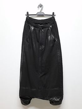 JULIUS����ꥦ��/COTTON SWEAT TROUSERS27/BLACK