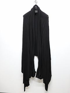 JULIUSꥦ/TEXTURE JERSEY STOLE5/BLACK