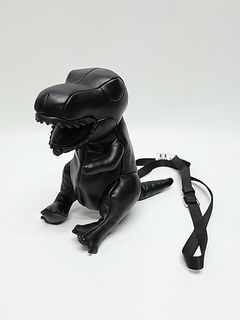 Maison MIHARA YASUHIRO/SHEEP SKINTDOLLS TREX MINIMINI  BAG/BLK