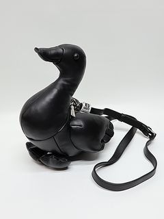 Maison MIHARA YASUHIRO SHEEP SKIN DOLLS DUCK MINIMINI BAG/BLK