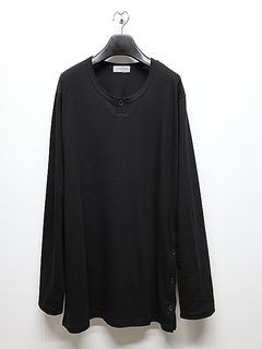 REGULATION yohji yamamoto 薄手ニットカットソー黒 REGULATION yohji yamamoto 薄手ニットカットソー黒